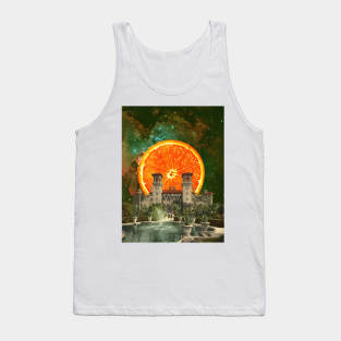 Hotel Orange - Surreal/Collage Art Tank Top